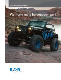 Eaton Performance brochure