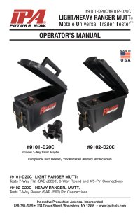 Ranger MUTT® D20C Manual