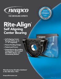 Center Bearing Sale Sheet