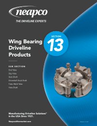 Wing Bearing Driveline Products