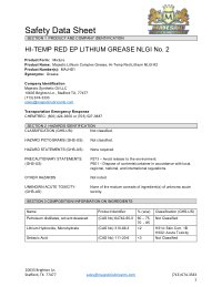 Safety Data Sheet